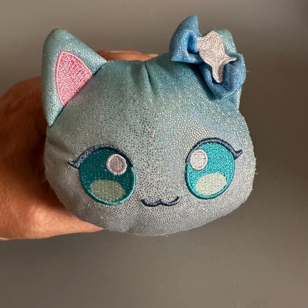 Aphmau MeeMeows Mystery Plush Mermaid Cat Blue Shimmer Glitter Series 1 Toy